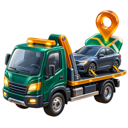 Symbol für Fahrzeugabholung vor Ort